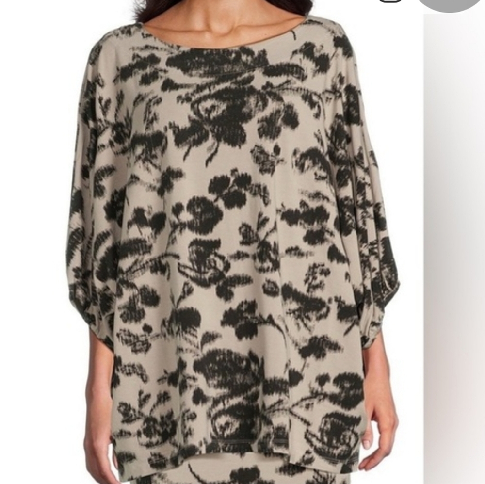 BRYN WALKER Wilder Flori Print Tunic